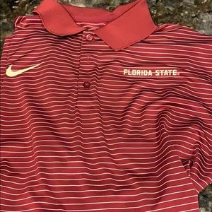 Nike dri-fit FSU polo